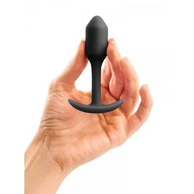 B-Vibe Snug Plug 1: Analplug, Schwarz 1 B-Vibe Snug Plug 1: Analplug, Schwarz