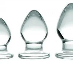 Glas Analplug Set