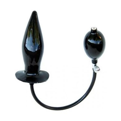 13.5x3.5 Cm Aufblasbarer Analplug Schwarz Large – Bild 2