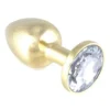 Buttplug Mit Klarem Kristall (140g)