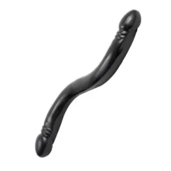Double Header Dong: Doppeldildo, Schwarz