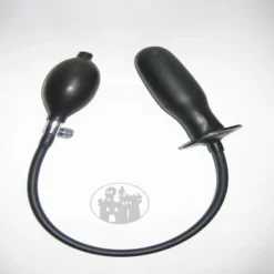 Latex Anal-Plug Mit Schlauch Und Handpumpe, Getaucht