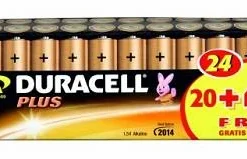 Duracell Batterie Plus Mignon AA 20er + 4 Gratis Sonderpack