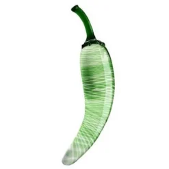 20 X 1,8 - 4,1 Cm Glasdildo Green Pepper