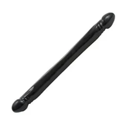 Doc Johnson-Smooth Double Header Dong-Doppel Dildo-circa 45 Cm-schwarz