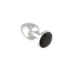 Erotic Fashion Ra8014 Butt Plug XS Mit Cristal. Schwarz Metall-Durchmesser 2.4 X 5.7 Cm. 1