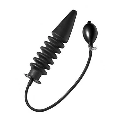 Master Series Accordion Inflatable XL Anal Plug: Analplug Mit Pumpe, Schwarz 1 Master Series Accordion Inflatable XL Anal Plug: Analplug Mit Pumpe, Schwarz