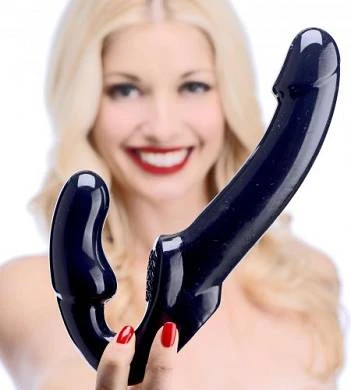 Riemenloser Strap-On G-Punkt Dildo 1 Riemenloser Strap-On G-Punkt Dildo