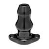 PERFECT FIT - DOUBLE TUNNEL PLUG LARGE BLACK