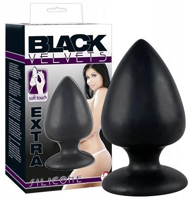 Black Velvets Butt Plug Large - Analplug 14 Cm In Schwarz 2 Black Velvets Butt Plug Large - Analplug 14 Cm In Schwarz – Bild 2
