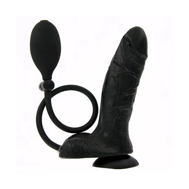 Inflatable Suction Cup Dildo In Schwarz 2 Inflatable Suction Cup Dildo In Schwarz – Bild 2