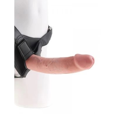 King Cock Strap-On Mit Dildo (22,5 Cm), Haut 1 King Cock Strap-On Mit Dildo (22,5 Cm), Haut