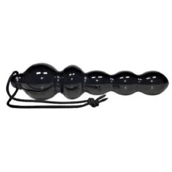 Alternative view of My Black Jacks Globular Analdildo, Schwarz