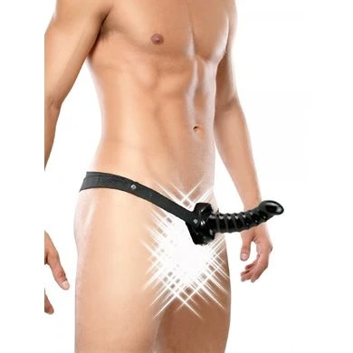 Fetish Fantasy Cumfy Hollow No. 2: Strap-On Mit Dildo (hohl), Schwarz 1 Fetish Fantasy Cumfy Hollow No. 2: Strap-On Mit Dildo (hohl), Schwarz