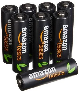 AmazonBasics Vorgeladene Ni-MH-Akkus. AA. 500 Zyklen (typisch 2500 mAh. Minimal 1 AmazonBasics Vorgeladene Ni-MH-Akkus. AA. 500 Zyklen (typisch 2500 mAh. Minimal