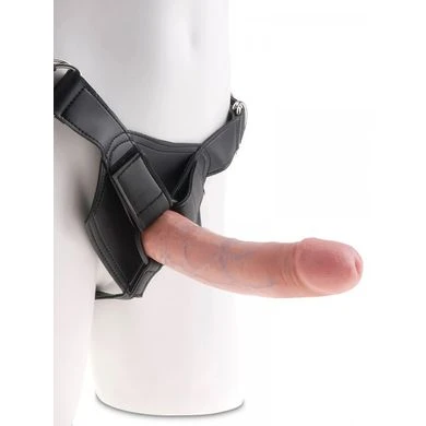 King Cock Strap-On Mit Dildo (20 Cm), Haut 1 King Cock Strap-On Mit Dildo (20 Cm), Haut