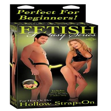Fetish Fantasy - Hollow Strap On - Glow In The Dark 1 Fetish Fantasy - Hollow Strap On - Glow In The Dark