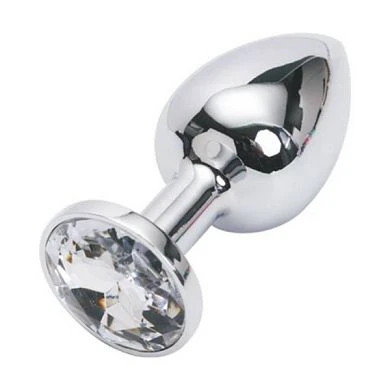 30mm Edelstahl Anal Plug Buttplug Extra Schwer 140g Mit Klarem Kristall 1 30mm Edelstahl Anal Plug Buttplug Extra Schwer 140g Mit Klarem Kristall