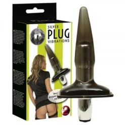 Butt Plug Silver Vibrations