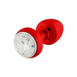 Diogol Vibro-Buttplug Mit Kristall, Rot 3 Diogol Vibro-Buttplug Mit Kristall, Rot -Lelo shop i7pzy