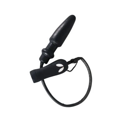 17 X 4 Cm Inflatable Vibrating Powered Buttplug Black 2 17 X 4 Cm Inflatable Vibrating Powered Buttplug Black – Bild 2