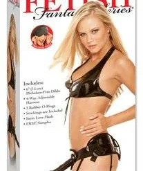 Fetish Fantasy Series Garter Belt 6" Strap-on. Black