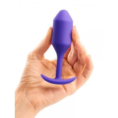B-Vibe Snug Plug 2: Analplug, Lila 1 B-Vibe Snug Plug 2: Analplug, Lila
