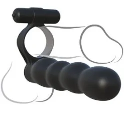 14 X 2,8 Cm Fantasy C-Ringz - Partner Double Penetratrator Black