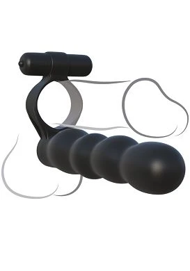 14 X 2,8 Cm Fantasy C-Ringz - Partner Double Penetratrator Black 1 14 X 2,8 Cm Fantasy C-Ringz - Partner Double Penetratrator Black