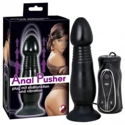 Alternative view of Anal Pusher Plug - Anal Plug Mit Vibration Und Stossfunktion