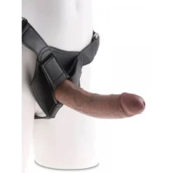 King Cock Strap-On Mit Dildo (20 Cm), Braun