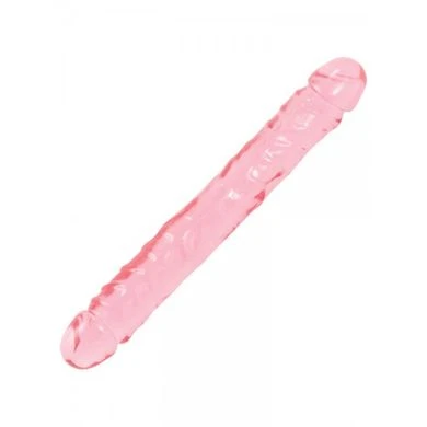 Crystal Jellies Jr. Double Dong: Doppeldildo, Rosa 1 Crystal Jellies Jr. Double Dong: Doppeldildo, Rosa