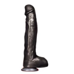 Big Black Cock Ice Pick 13" - Schwarzer Dildo