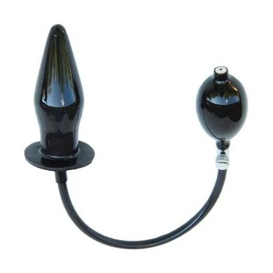 12x3 Cm Aufblasbarer Analplug Schwarz 1 12x3 Cm Aufblasbarer Analplug Schwarz