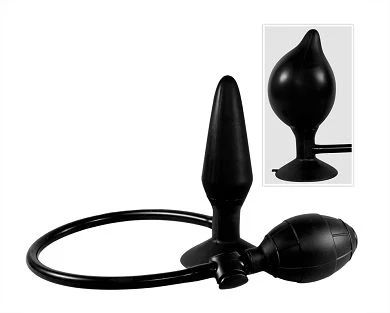 True Black - Anal Pump Plug 1 True Black - Anal Pump Plug