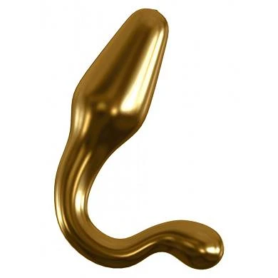 Icicles Gold Edition G12: Glas-Analplug, Gold 2 Icicles Gold Edition G12: Glas-Analplug, Gold – Bild 2