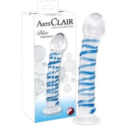 Arts Clair Bleu Majestueux: Glas-Dildo
