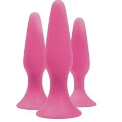 NS Novelties Sliders - 3 Pieces Trainer Kit Analplug - Rosa
