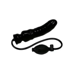 Pump-Dildo Mit Ballpumpe, Schwarz