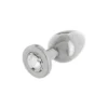 Steel Power Tools Jewel Buttplug Medium: Edelstahl-Analplug