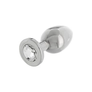 Steel Power Tools Jewel Buttplug Medium: Edelstahl-Analplug 1 Steel Power Tools Jewel Buttplug Medium: Edelstahl-Analplug
