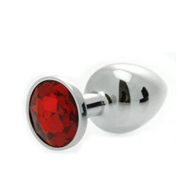 Erotic Fashion Analplug. Metall. Silber Und Rot Metall 7.3 Cm Lang. 1er-Pack (1 X 1 St&uum 1 Erotic Fashion Analplug. Metall. Silber Und Rot Metall 7.3 Cm Lang. 1er-Pack (1 X 1 St&uum